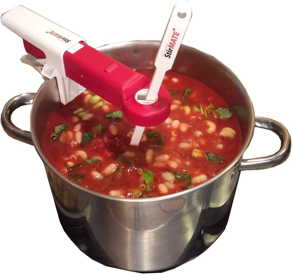 Automatic pan stirrer kitchen gadget – hands-free TikTok cooking tool trending on Amazon