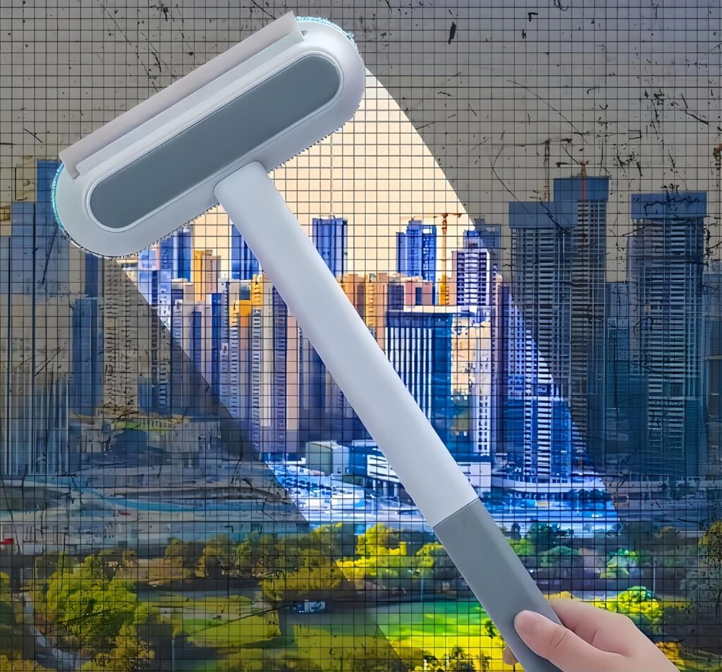 Magnetic window cleaner – double-sided TikTok Amazon gadget for cleaning both sides of glass