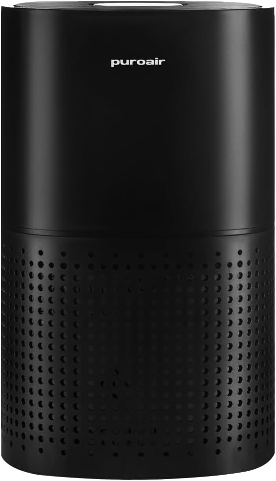 HEPA filter air purifier for dust, allergens, and pet dander control