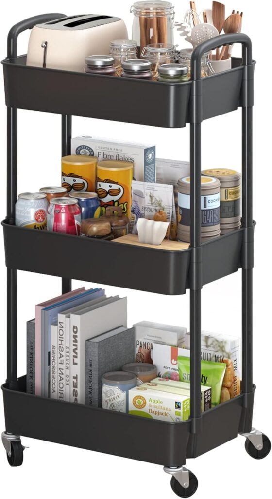 Stylish outdoor beverage cart holding wine, glasses, and ice bucket