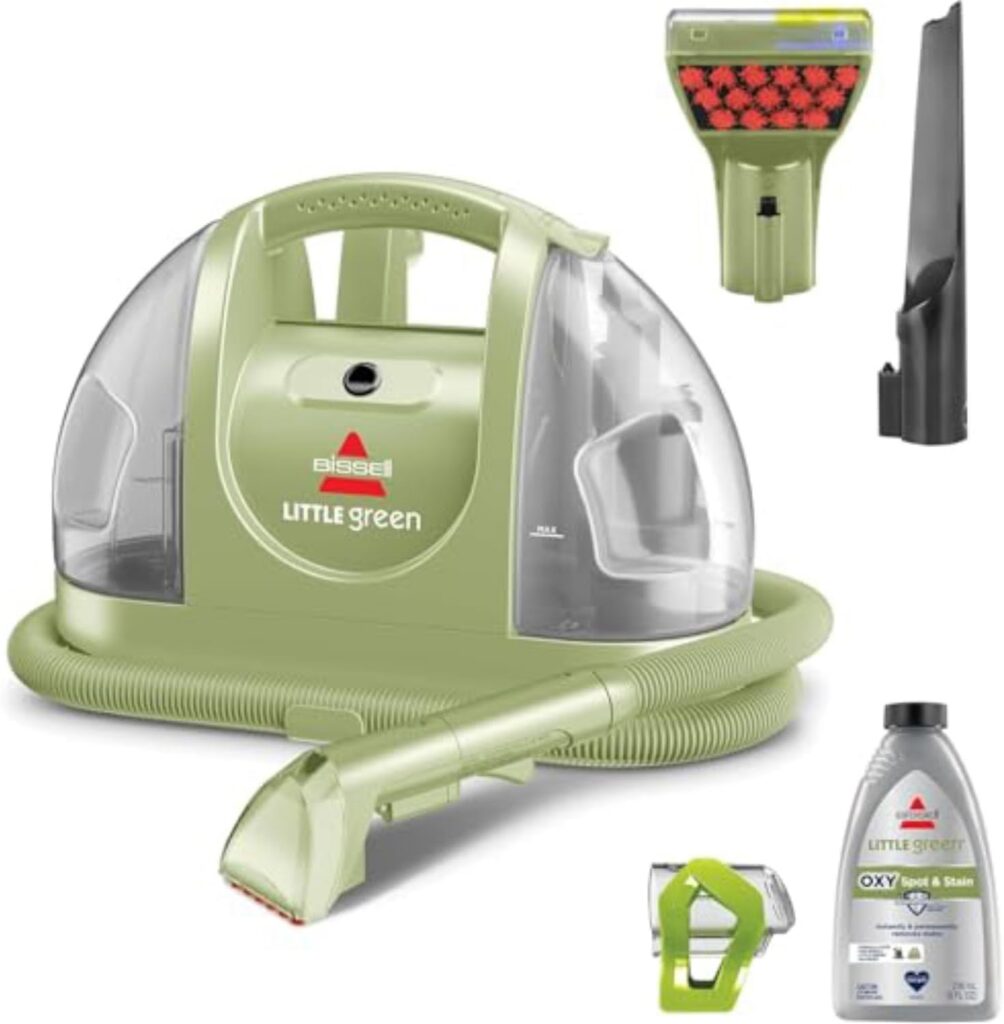 Bissell Little Green portable cleaner for upholstery and pet stains
