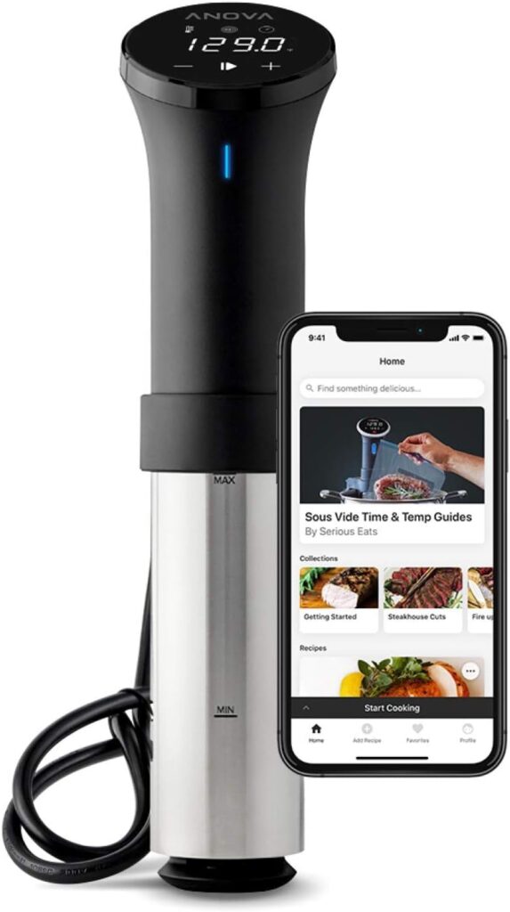 Anova Precision Sous Vide Cooker – WiFi-enabled immersion circulator for precision cooking and restaurant-quality meals at home