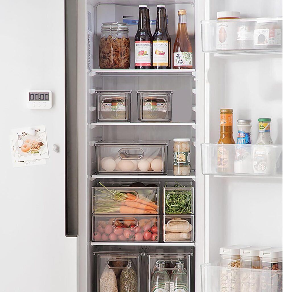 HapiLeap Fridge Drawer Organizer – Maximise fridge space and find ingredients faster with these pull-out organisers.